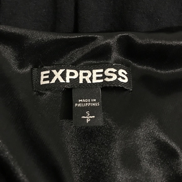 EXPRESS | One Shoulder Dress, Black Ruffles - S SP - Picture 6 of 8